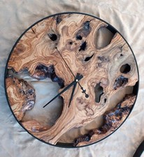 cerchio/quadrato in metallo per creare orologio da parete con legno/wood/radica