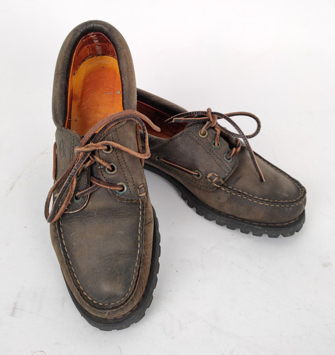 Timberland scarpe barca lacci