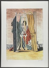 Giorgio De Chirico * 50 X 70 Cm * Litografia Firmata * Limitata # 81/99