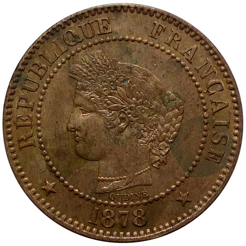 2 centimes cérès - 🇫🇷,
