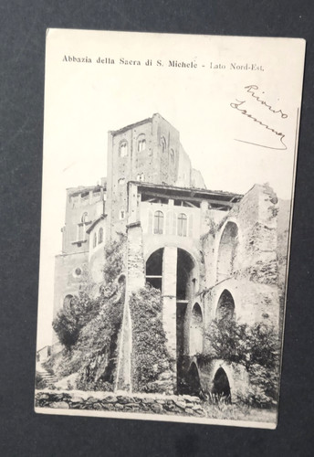Cartolina abbazia della sacra - della,