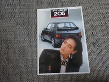 Peugeot 205 Evolution depliant