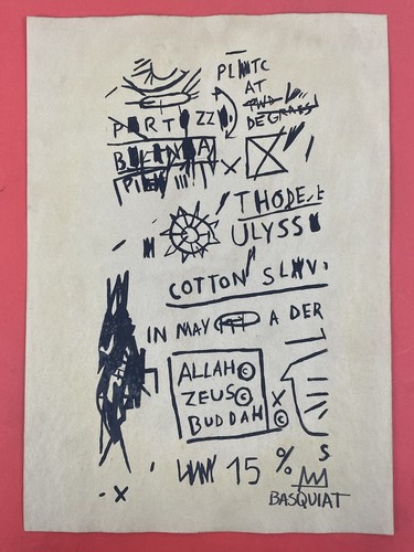 Jean michel basquiat disegno - jean-michel,