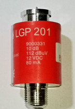 FTE LPG 201 AMPLIFICATORE D' ANTENNA COAXIAL 10dB 112 uV ALIMENTAZIONE 12V 80 mA