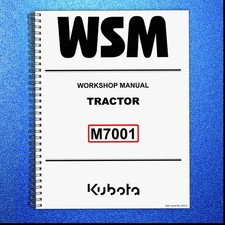 KUBOTA TRACTOR M7001 WORKSHOP