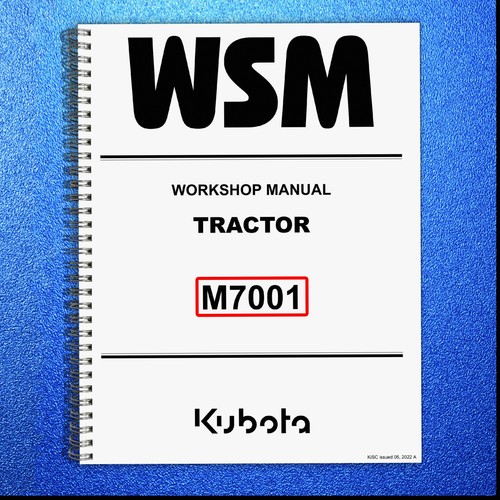 Kubota tractor m7001 workshop - kubota,