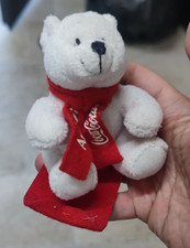 Peluche pupazzo promozionale pubblicità orso orsetto Coca Cola Amicizia plush