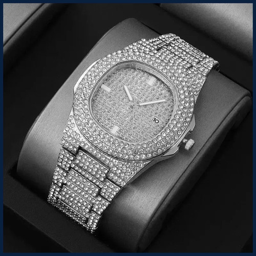 Mens quartz watch big - quartz,