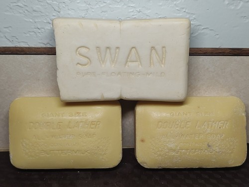 Tre barrette sapone vintage - tre,