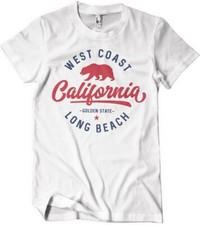 T-shirt West Coast California bianca