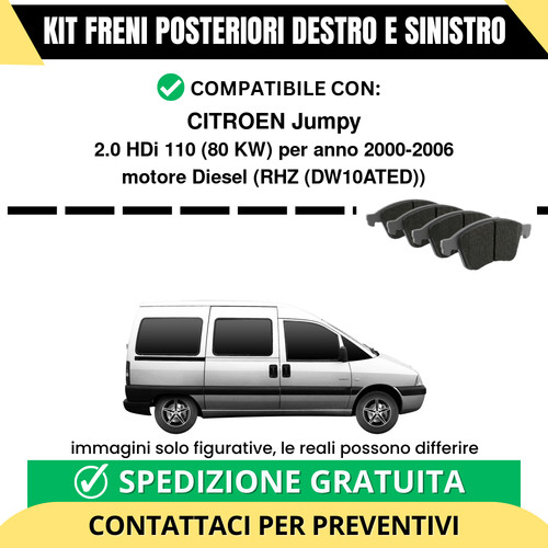 Pastiglie freno posteriori - pastiglie,