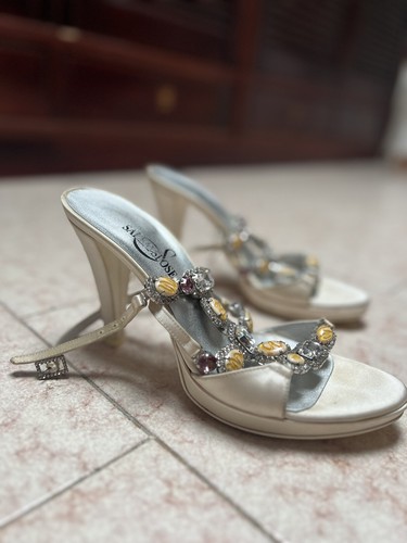 Sandali gioiello donna sposa - gioiello,