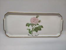 Vassoio Vintage Floreale Rosier Blanc Royal Porcelaine De Paris Francia