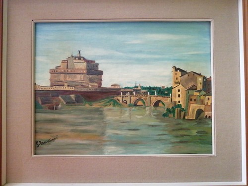 Quadro dipinto castel - quadro,
