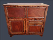 MOBILE CON SCRITTOIO INMASSELLO INTEGRO E ORIGINALE DI EPOCA 800' RESTAURATO