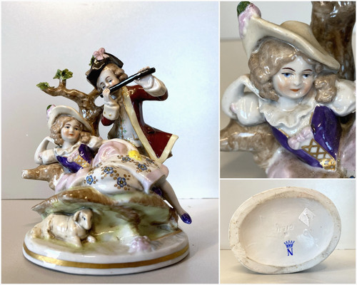 Statuina figura porcellana - statuina,