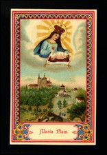 antico santino cromo-holy card