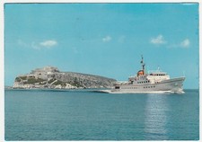 ISOLE TREMITI - FOGGIA - SERVIZIO PASSEGGERI MOTONAVE DAUNIA -VIAGG. 1972 -25526