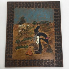 QUADRO ARTIGIANATO SARDO CUOIO