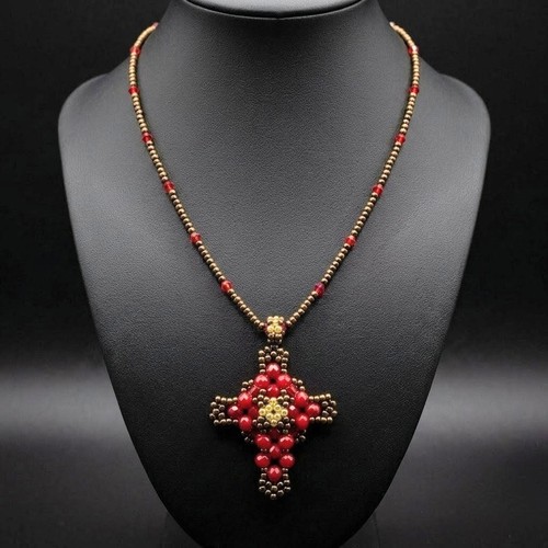 Collana artigianale vintage - collana,