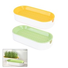 Set di 2 ciotole per erba di