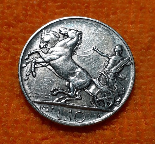 Regno iii 10 lire 1927 - iii°,
