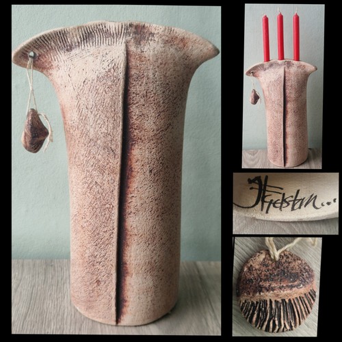 Portacandele conico fossile - , da