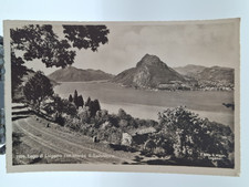 🟢 cartolina d'epoca lago di