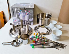 Farberware Commercial Pro 21 Piece Deluxe 18/10 Stainless Fondue Set 