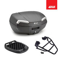 GIVI KIT BAULETTO NERO 46LT E46NT + PIASTRA SUZUKI GSR 600 2006 2007 2008