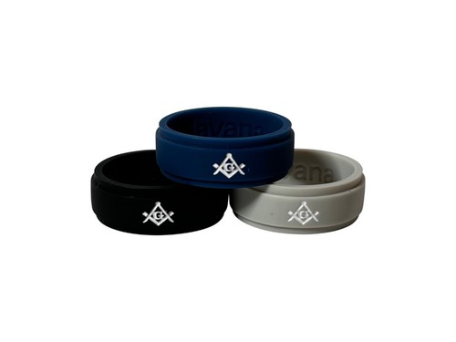 Anelli massonici silicone - anelli,
