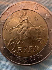 moneta 2 euro grecia 2002 Con
