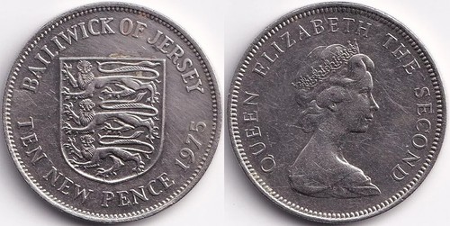 New pence 1975 bailiwick - new,