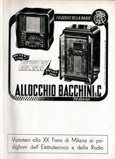 PUBBLICITA' 1939 RADIO