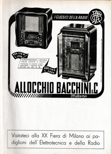 Pubblicita 1939 radio - pubblicita',