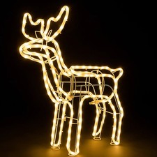 Renna luminosa babbo natale - luminosa, di