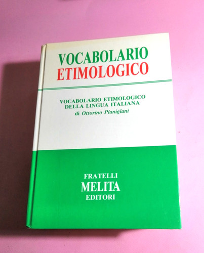 Vocabolario etimologico della - etimologico,