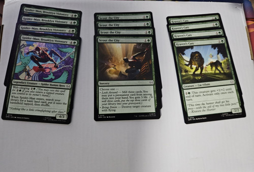 Mazzo mtg green spider man - mazzo,
