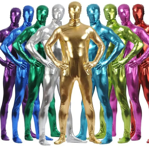 Body spandex metallizzato