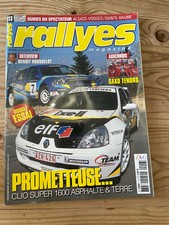 RALLYES MAGAZINE N°113 JUIN 2002 CLIO SUPER 1600 ROUSSELOT AUXERROIS SAXO RALLY