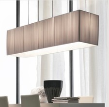 lampada sospensione PENTA modello Plisse color burro