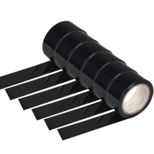 6 rotoli nastro adesivo nero