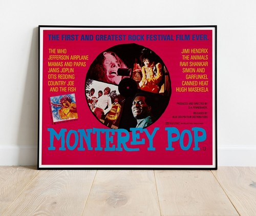 Poster monterey pop - monterey,