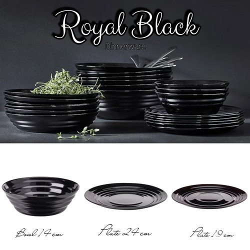 Ikea nero servizio - nero, piatti