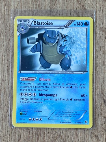 Blastoise card italiana 2012 - blastoise,