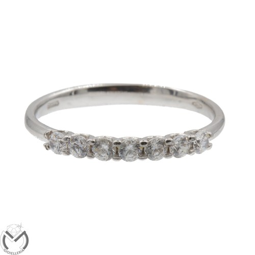 Anello oro bianco 750 - anello,
