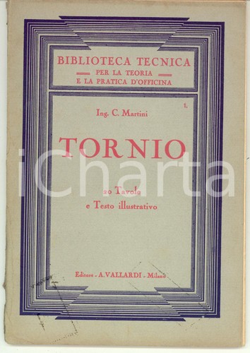 1932 ing martini tornio - 1932, c.