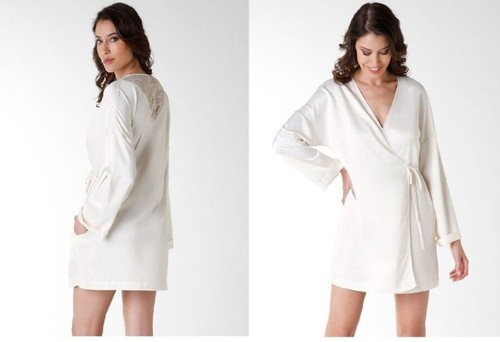 Kimono satin maniche 4 - kimono, 3/4