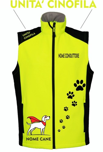 Gilet fluo soft - shell, unità