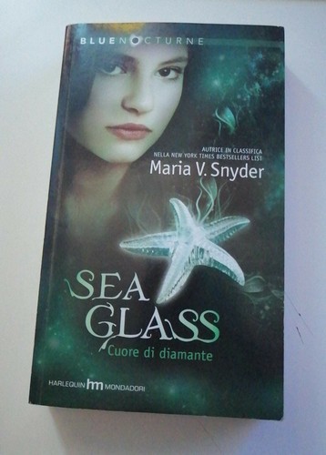 Sea glass cuore - cuore, diamante
